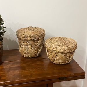 Set of Woven Storage Containers